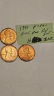 wheat penny 1941D,1941S SET NICE RED BU 1941-S 1941-D,1941-P LOT 3 LINCOLN CENTS