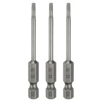 "3X T9 Torx Bit 1/4\" 65Mm S2 Stahl Magn. FüR Torx Schrauben"