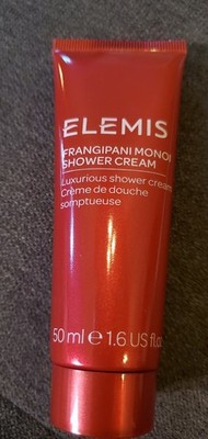 ELEMIS Body Exotics Frangipani Monoi Shower Cream 1.6 oz/ 50 ml Sealed