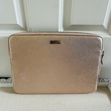 Kate Spade Rose Gold Glitter Paddled Laptop Sleeve Case