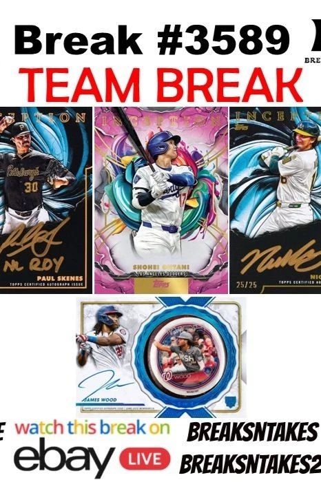 Break #3589: 2025 Topps Inception Baseball Hobby 2 CASE (16 BOX) PYT