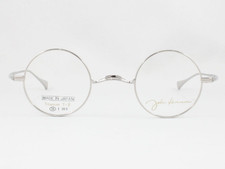 John Lennon Round Eyewear Glasses Frame JL-A105 c.2 Silver 39  25-133 w/Case