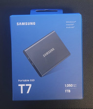 Samsung T7 Portable SSD - 1 TB - USB 3.2 Gen.2 External SSD Titanium Grey