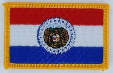 NASZYWKA Naszywka FLAGI Flaga MISSOURI USA STATES flaga Flaga 7x4,5cm 