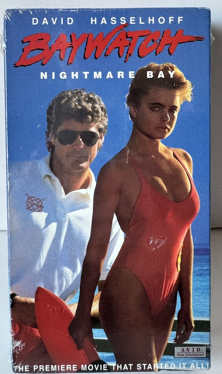 Baywatch Nightmare Bay VHS David Hasselhoff Sealed 1991 Avid Home