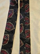 Pelican USA Suspenders Black Burgundy Silk Clip On Y-Back Braces