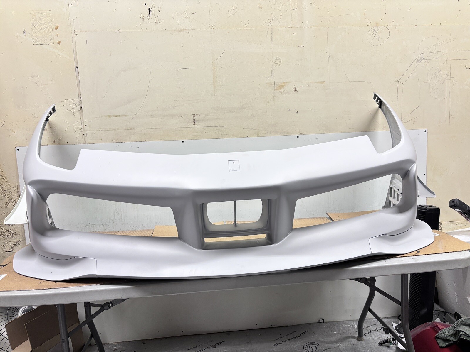 2017-2019 FERRARI 488 CHALLENGE FRONT OEM CARBON BUMPER PRIMED 89399000