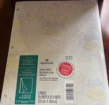 AR1252 NEW Hallmark Pack 2-Sided Refill Pages for Photo Wedding Album/ Scrapbook