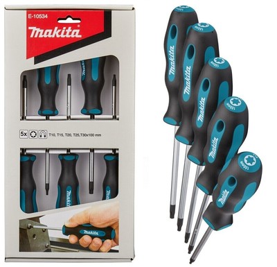 Makita E-10534 Torx Schraubendreher set 5 teilig online kaufen | eBay 