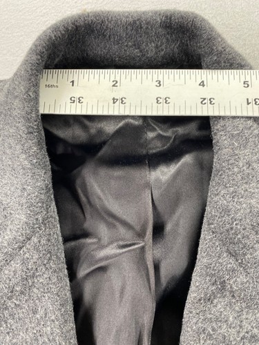Vintage Redwood & Ross Pea Coat Gray USA Union Made (32 17 10) Long Jacket READ - Picture 11 of 22