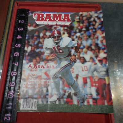 vintage 1983 'BAMA Inside The Crimson Tide Alabama magazine