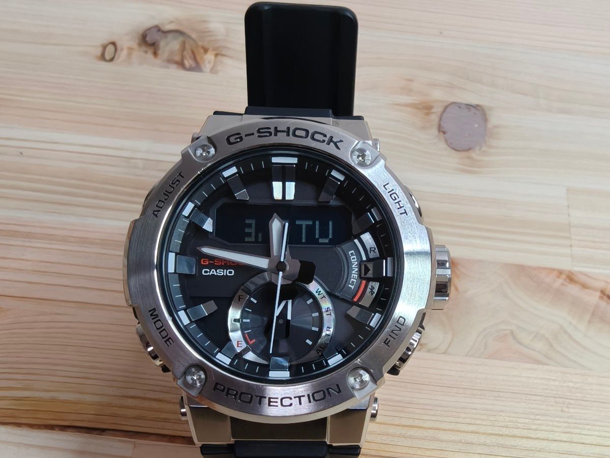 CASIO G-Shock G-STEEL GST-B200-1AJF Tough solar Shock resist Men's