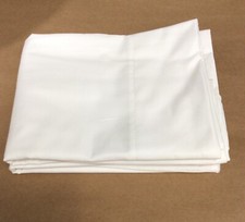 Pack of 2 Standard Textile Centium Satin White Sateen Pillowcases 17910