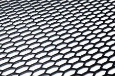 Für Smart Renngitter Wabengitter Schwarz Stoßstange Frontschürze ABS Race Gitter