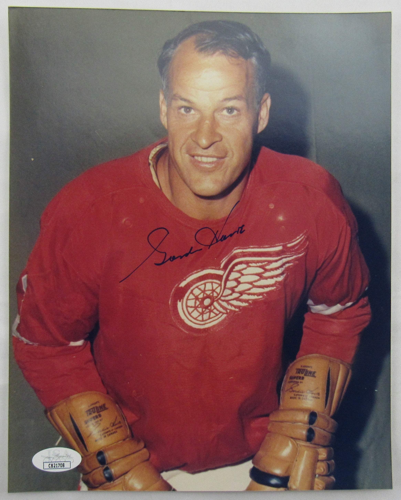 Gordie Howe Autographed Signed Auto Autograph 8x10 Photo JSA CB21708 