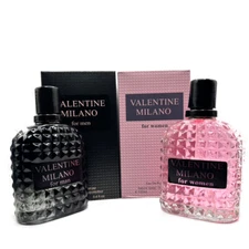 Valentine Milano for Women&Valentine Milano for Men 3.4 Fl.oz. EDP Perfume 2PK