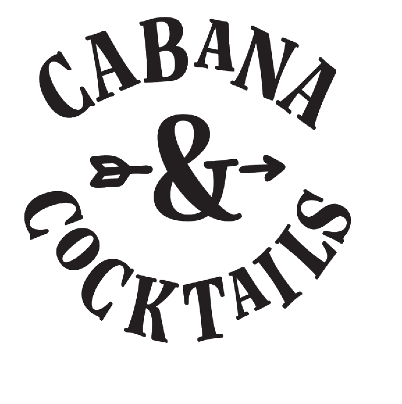 Cabana & Cocktails Vinyl Decal Sticker For Home Cup Mug Decor Choice a218