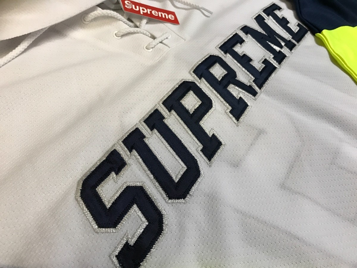 Supreme F/W 2017 Hooded Hockey Jersey Box Logo | eBay