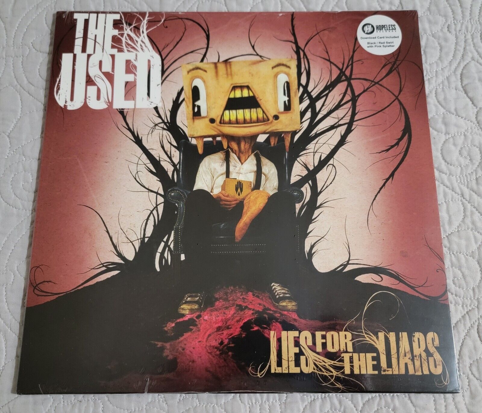 THE USED Lies For The Liars LP VINYL  BLK/RED SWIRL w/ Pink Splatter NEW Limited