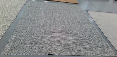 GREY / IVORY 8' X 10' Broken Thread Rug, Reduced Price 1172760861 BRA201F-8