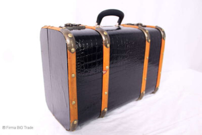 VINTAGE! Kinderkoffer Arztkoffer Schulkoffer Kroko Muster