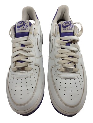 Nike Air Force 1 Varsity Purple 315122-115 SZ White Purple Men's 8/Women's 10