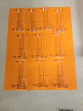 Lot of 10 3" VALANCE CLIPS for Horizontal wrap around blind clips NEW