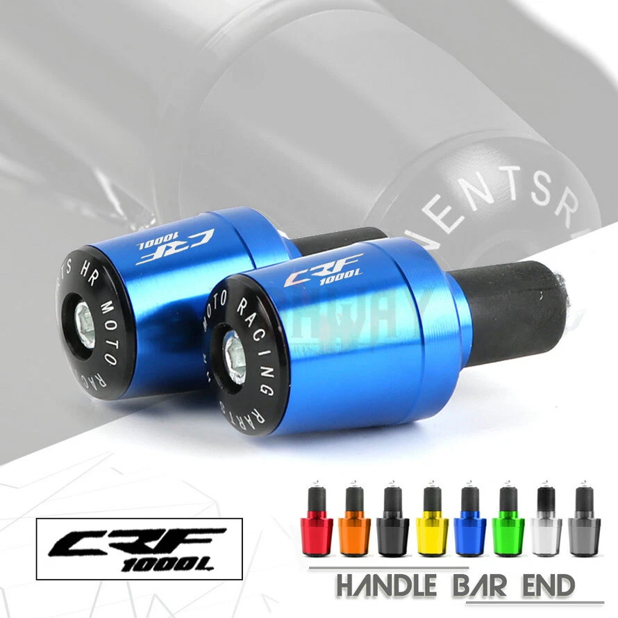 Empuñaduras de manillar doble para Honda CRF1000L África pesos extremos tapas tapones deslizantes Foto 2 de 4