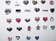 Friends & Family Floating Charms Designed for Glass Memory Living Lockets