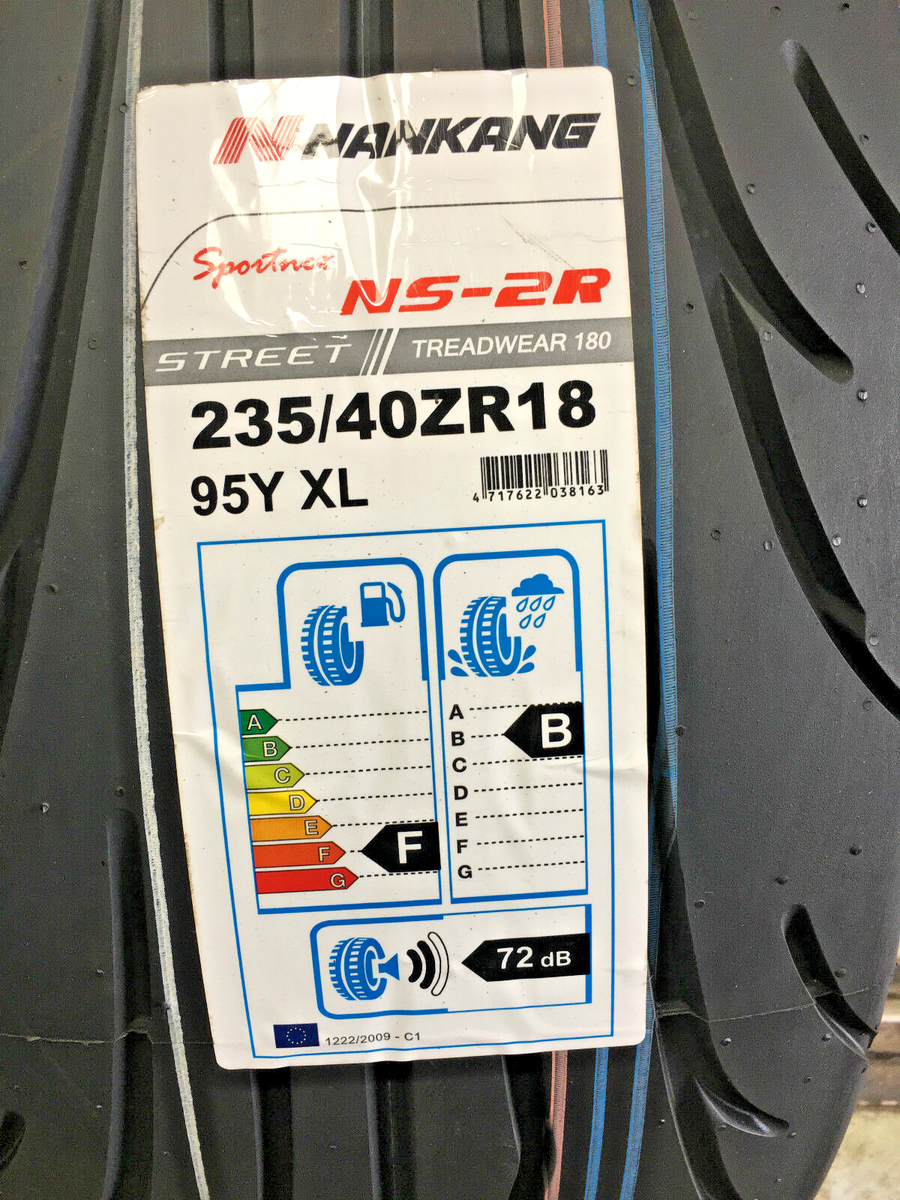 X2 235/40ZR18 95Y XL NANKANG NS-2R 180 STREET TRACK DAY