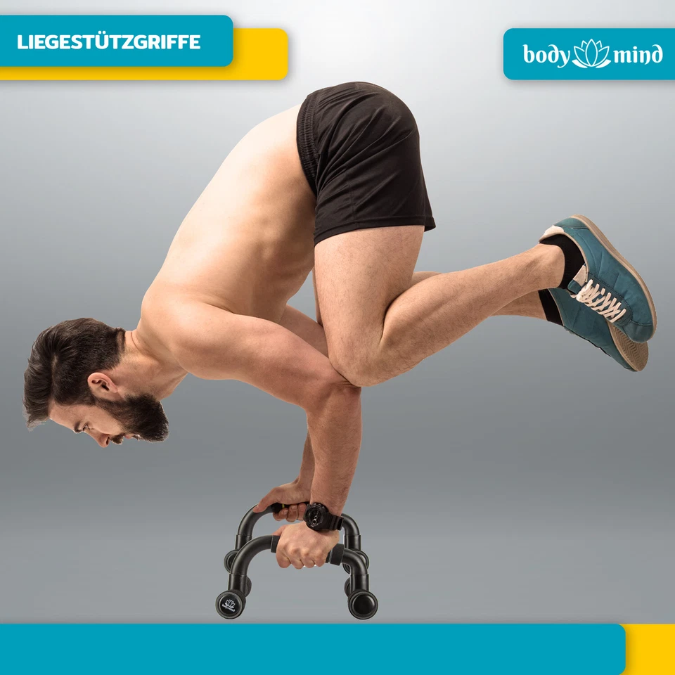 Push-Up Liegestütz-Griffe Trainings-Griffe Fitness-Rack für Ganzkörper-Training - Bild 4 von 4