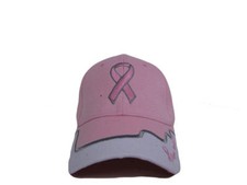 Breast Cancer Awareness PINK Ribbon Hope Believe Adjustable Baseball Cap Hat