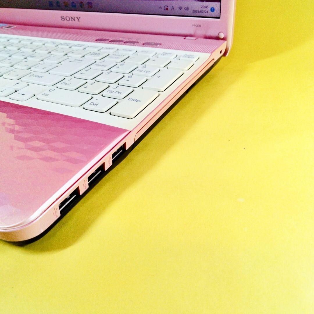 SONY - 【ピンク】VAIOノートPC Corei3 SSD128GB Win10 Sony VAIO Pink Laptop Windows 10 Core i3 4GB 128GB SSD Wi-Fi