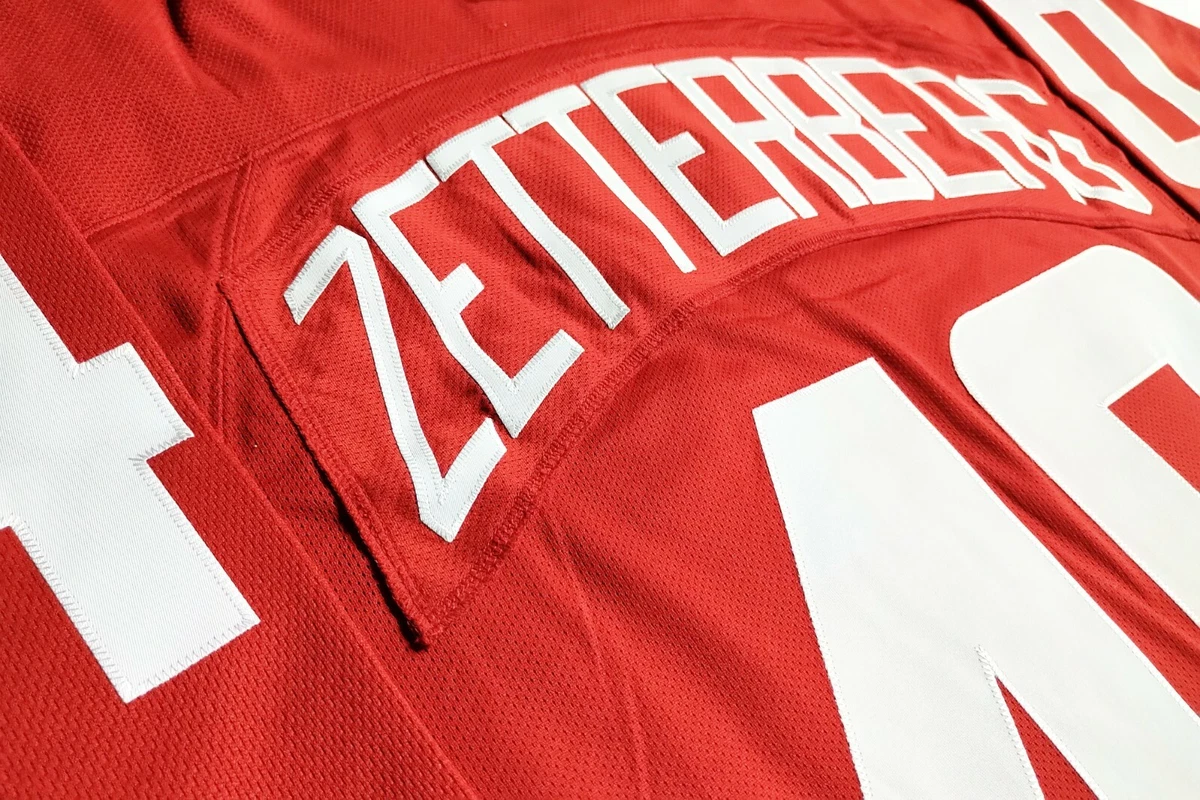 HENRIK ZETTERBERG Signed Detroit Red Wings Stadium Series 2016 Red