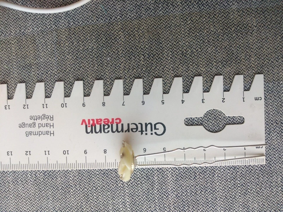 Neu 3 hell Gelb Rose Haarschmuck Braut Schmuck Strass Hochzeit oder Party - Bild 3 von 4