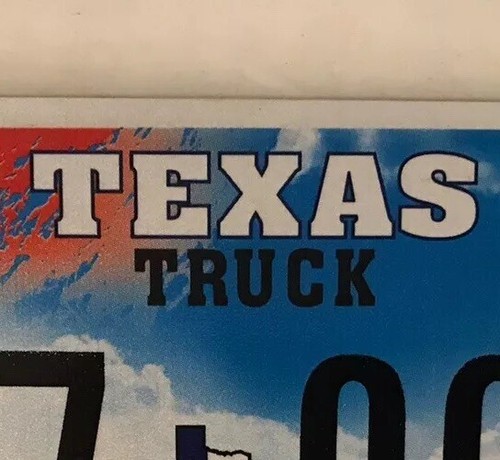 Texas QUADRUPLE 0 license plate 0000 repeating digit number 0 Triple AB7 - Picture 5 of 12