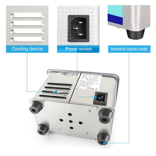 0.8L-30L Digital Ultrasonic Cleaner Ultra Sonic Bath Cleaning Tank Timer Heater - Picture 22 of 128