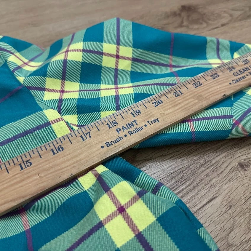 Chaqueta de esquí Orage Christina verde a cuadros laguna talla mediana para mujer AUW0133 Foto 3 de 4