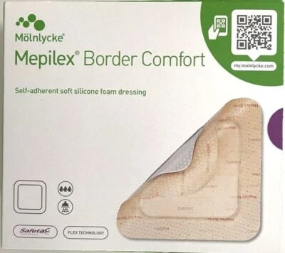 Mepilex Border Comfort Wound Dressings 12.5cm x 12.5cm
