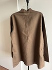 NWT FabIndia  Men’s Taupe Beige Brown Woven Linen Blend Nehru Kurta Sz 42 XL — photo 6