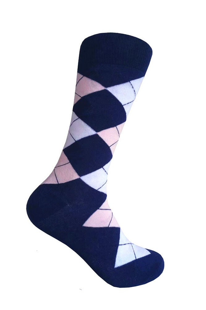 navy blue dress socks men The Black Tux Navy Pindot Dress Sock In Blue main image 1