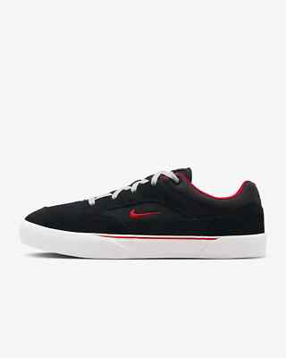 New Nike SB Malor Shoes - Black/ Gym Red (FV6064-003)