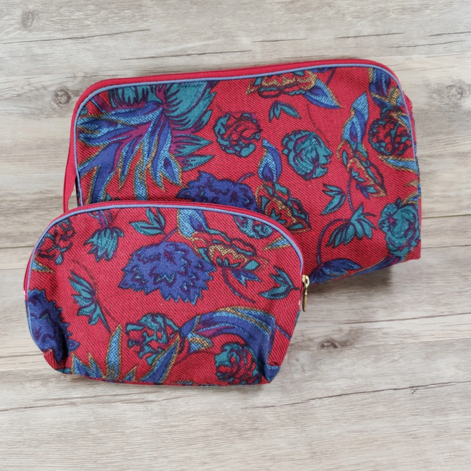 Christian Dior SACS DE BEAUTE Ensemble Floral Sacs Pochettes Cosmétiques 10