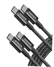  USB C Charger Cable (100WPack), USB.0 Type C Charger Fast Charging 6ft 2 Black