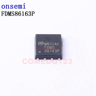 5PCSx FDMS86163P PQFN-8(4.9x5.8) onsemi MOSFET #W1