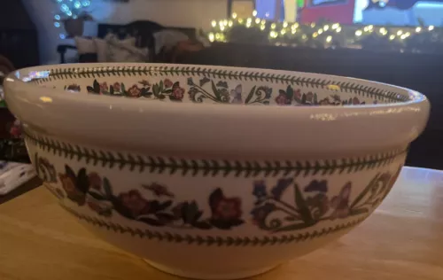 Portmeirion Stoke On Trent Serving Bowl 9.25”x4.5” Made In England Mixing R