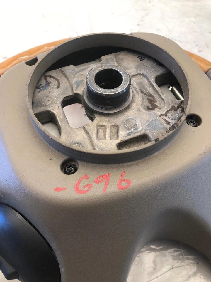 Volante Jaguar S-Type 2000-2002 madera y cuero carbón izquierdo Foto 3 de 4