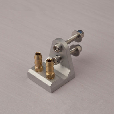 Aluminum Dual M5 Water Pick Up Flush Boat Stern Water Mouth for RC Boat #1339