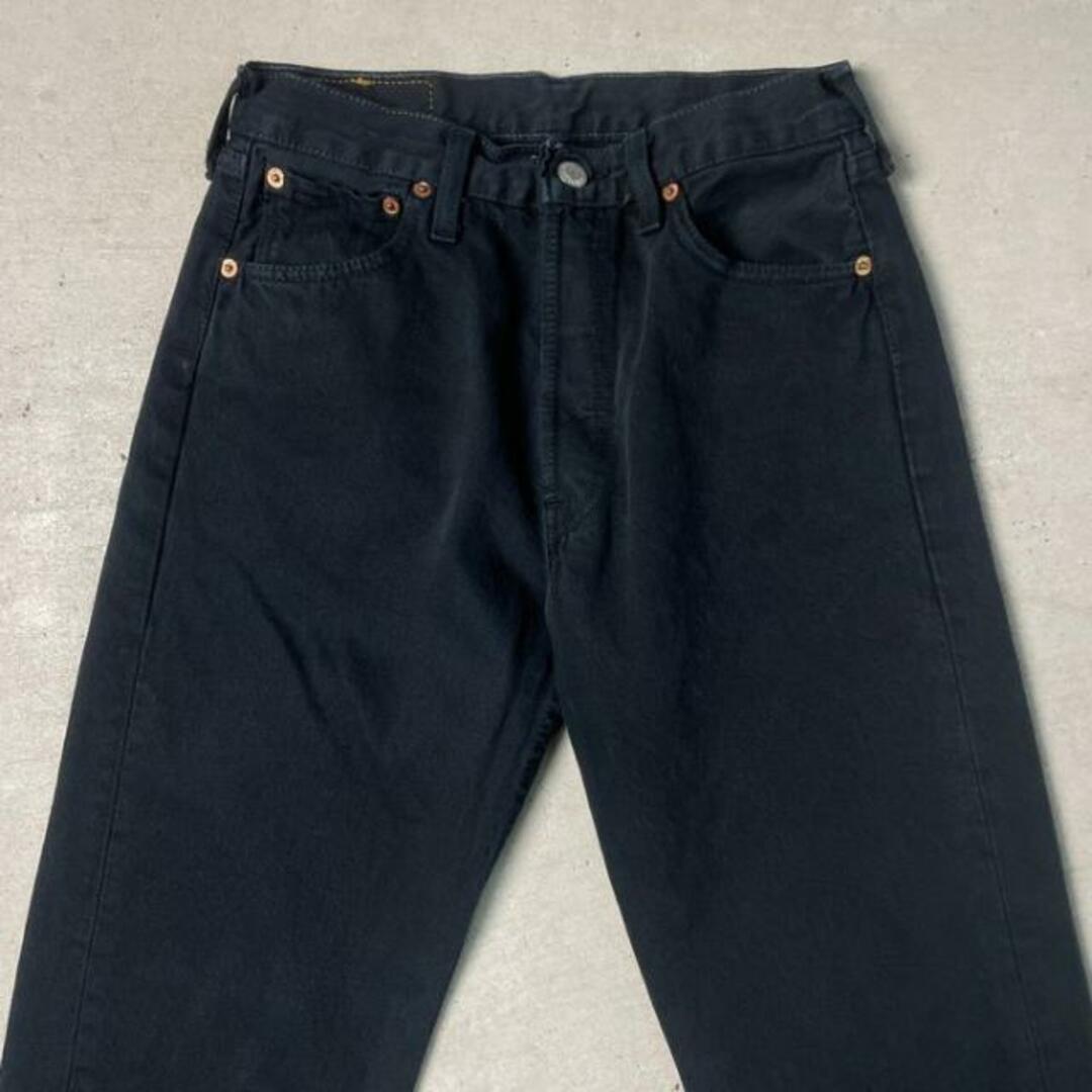 00s British Levi's Euro 501 Black Denim Pants Straight Mens 00s British Levi's Euro 501 Black Denim Pants Straight Mens