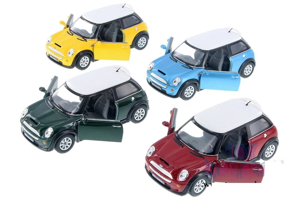 Mini Cooper S Hard Top, Kinsmart, Diecast Model Toy Car, 4 Colors, 5'', 1:28 - Image 2 of 4
